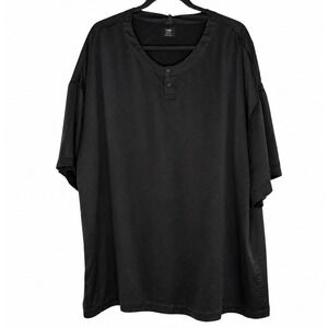 Lunya Lahgo Silk Henley Sleep Shirt Mens XL Oversized Washable Relaxed Short Sl